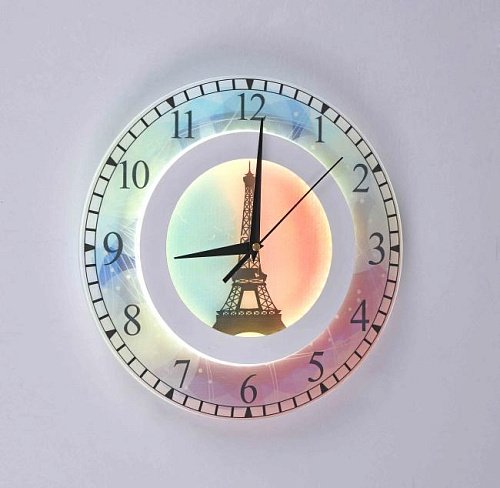 000028217 Картина-часы Мелодия Света Watch 6414 23W RG+BW 000028217