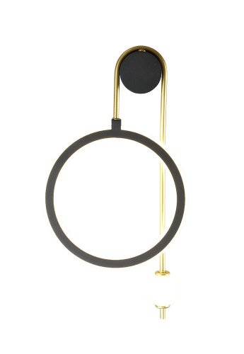 CORIDA AP25W LED BLACK/GOLD Настенное бра Crystal Lux Corida CORIDA AP25W LED BLACK/GOLD