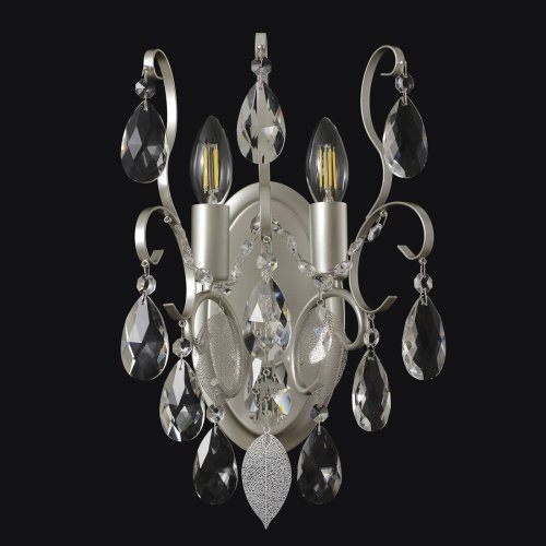 ESMIRALDA AP2 SILVER Настенное бра Crystal Lux Esmiralda ESMIRALDA AP2 SILVER