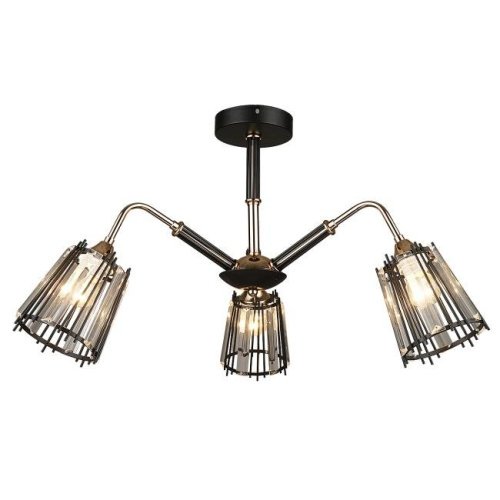 MD.4050-3-S BK+FGD Потолочная люстра IMEX MD.4050-3-S BK+FGD
