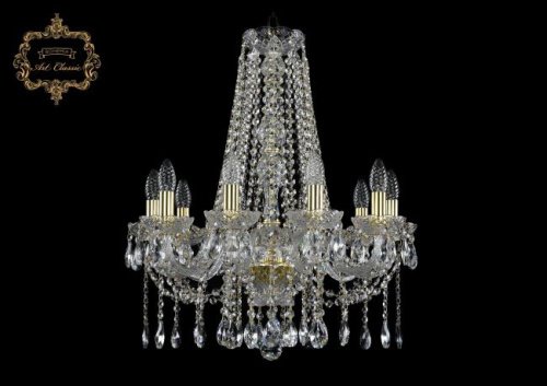 11.12.10.195.h-63.Gd Подвесная хрустальная люстра 11.12 Art Classic 11.12.10.195.h-63.Gd