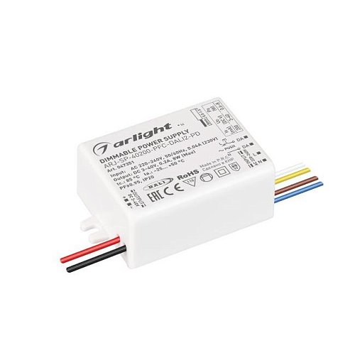 Диммируемый источник тока по протоколу DALI2 и Push-Dim Arlight Arj 047351