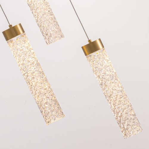 Светильник подвесной Delight Collection MD24030028 MD24030028-5B brass/clear