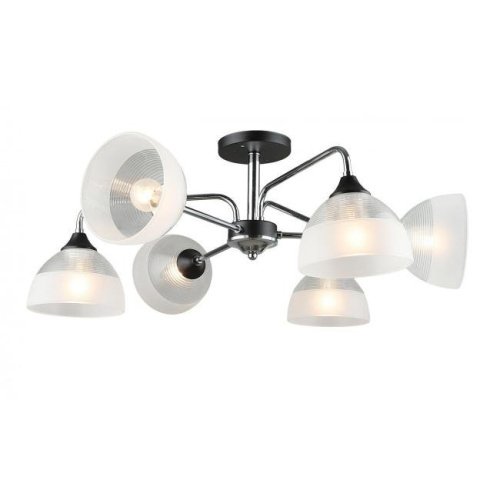 MD.4196-6-S-CH+BK Потолочная люстра IMEX MD.4196-6-S-CH+BK