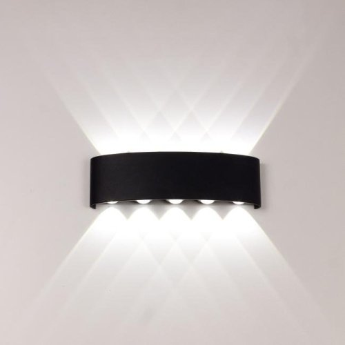 AM307-10X1W BK 4000K Уличный настенный светильник AM Group Am307 AM307-10X1W BK 4000K