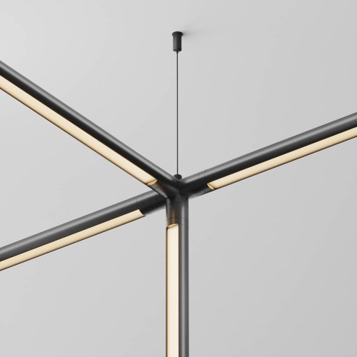 Х-образный вертикальный коннектор для системы Shelf без ввода питания Maytoni Accessories for system Shelf CA019L4C-B