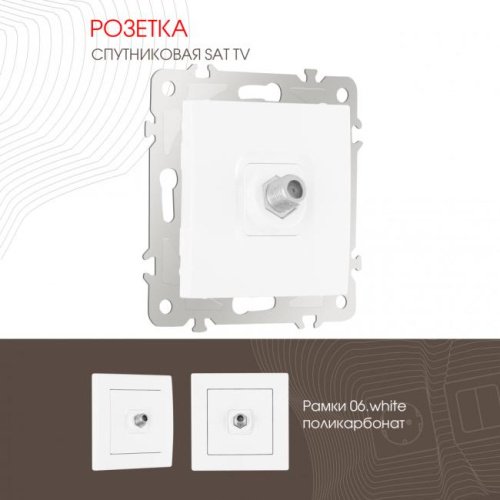 Розетка Arte Milano Am-206 206.42-1.white