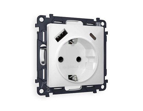 MA130010 Розетка Ambrella Volt ALFA MA130010