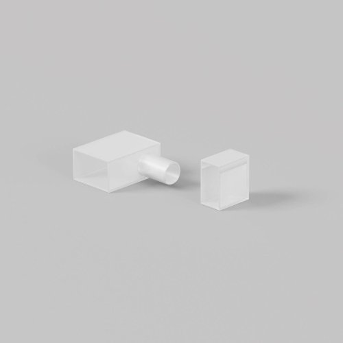 Заглушки для гибкого неона 12x6 мм 2 шт. (выход вверх/вниз) Maytoni Изгиб поперек оптической оси 432032