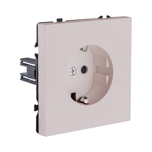 Розетка штепсельная SCHUKO 16A/250 В, кашемир матовый Kollinger Eclipse EC-014CM
