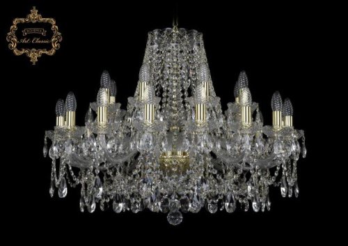 11.25.16+8.300.Gd.Sp Подвесная хрустальная люстра 11.25 Art Classic 11.25.16+8.300.Gd.Sp