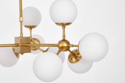 Люстра на штанге Lumina Deco Zodiak LDP 160-12 MD+WT