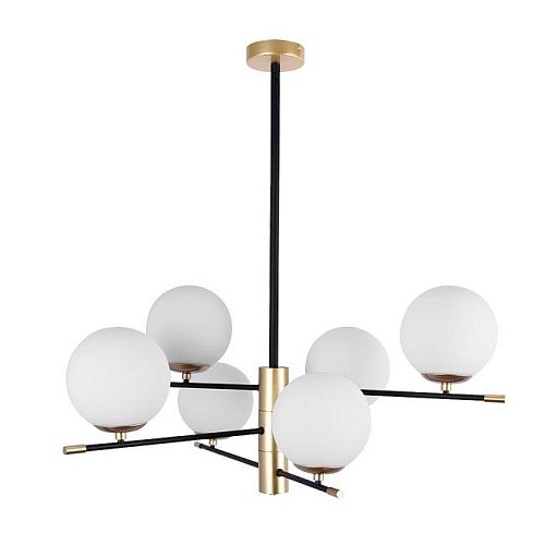 A2225LM-6BK Люстра на штанге Arte Lamp Arkab A2225LM-6BK