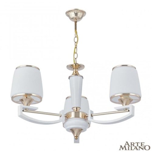 302457/3 Wh/Gd Подвесная люстра Arte Milano Florentia-2457 302457/3 Wh/Gd