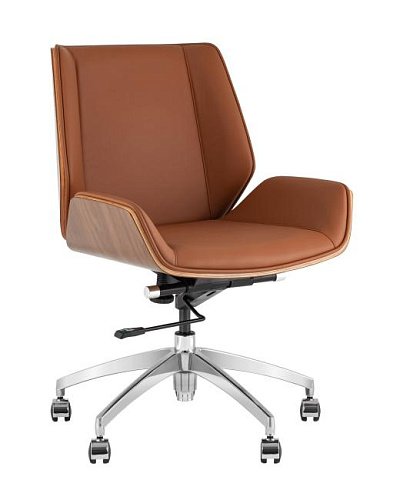 A312-A 8383-14 walnut back Кресло офисное Stool Group Crown A312-A 8383-14 walnut back