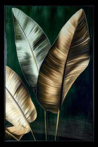 TD220 Картина настенная Teona Decor Leaves TD220