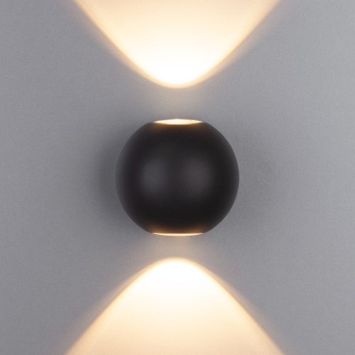 1566 TECHNO LED DIVER черный Уличный настенный светильник Elektrostandard 1566 1566 TECHNO LED DIVER черный