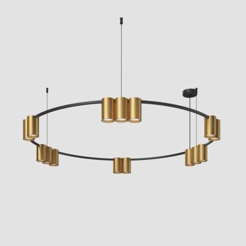 DK4067-BK+SG Подвесная люстра Denkirs Orbit DK4067-BK+SG