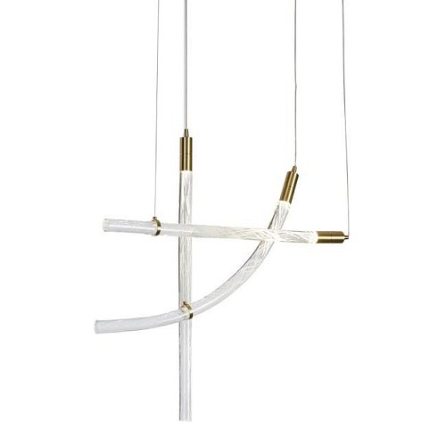 OB2412-3 gold/clear Светильник подвесной Delight Collection OB2412 OB2412-3 gold/clear