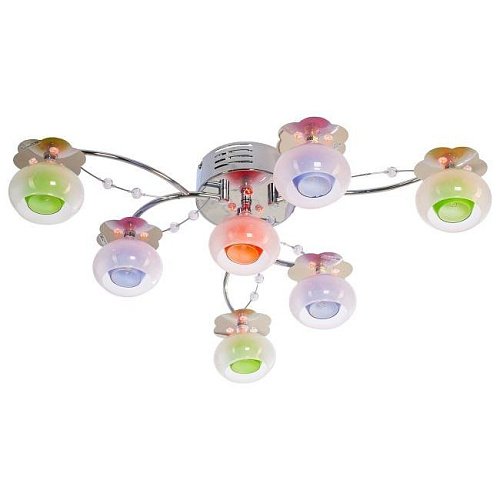 7732/7CR RC MIXLED Потолочная люстра ЭкономСвет 7732 7732/7CR RC MIXLED