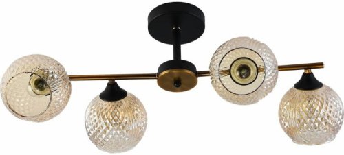 Потолочная люстра 11341-0.3-04 GOLD BRONZE+BK
