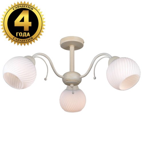 75146/3C BEIGE GOLD Потолочная люстра Natali Kovaltseva 75146 75146/3C BEIGE GOLD