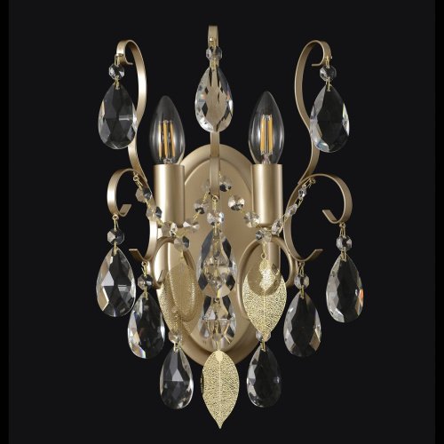 ESMIRALDA AP2 GOLD Настенное бра Crystal Lux Esmiralda ESMIRALDA AP2 GOLD