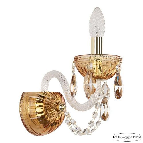 Настенное бра Bohemia 5402 5402B/1/141 G Amber/M-1G K721