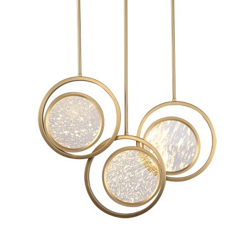 MD8700-3A brushed gold Светильник подвесной Delight Collection Moon Light MD8700-3A brushed gold