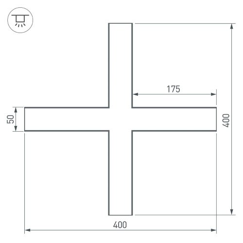 Крестовина Arlight 030118