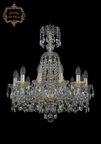 Подвесная хрустальная люстра 11.11 Art Classic 11.11.12.195.XL-68.Gd.Sp