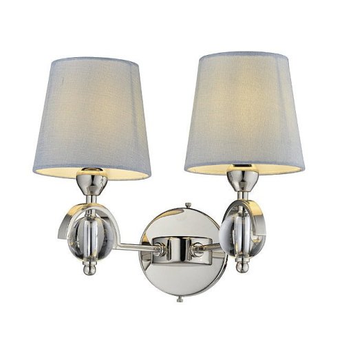 Настенное бра Lumien Hall Amelia LH1037/2W-NK-WT