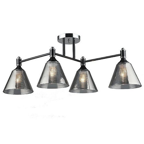 Потолочная люстра Wedo Light Anneta WD3619/4C-BK-CR-SMK