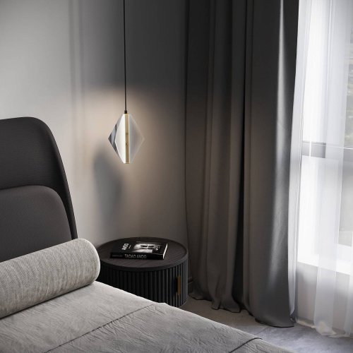 Светильник подвесной Eurosvet Glare 304054 LED латунь