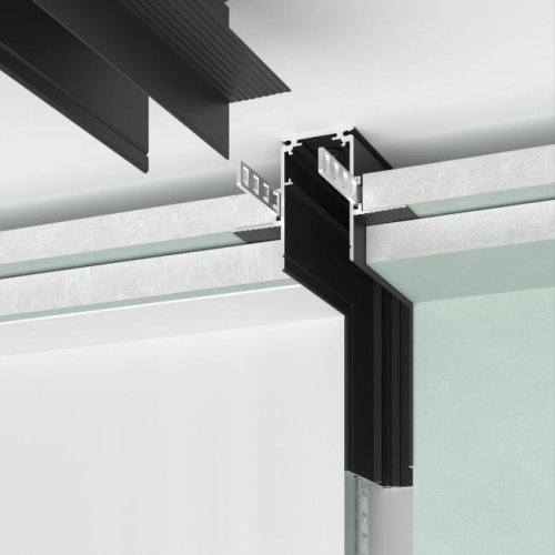 Коннектор Slim Magnetic Elektrostandard Slim Magnetic Коннектор угловой внутренний для встраиваемого шинопровода под ГКЛ 12,5мм (черный) 85211/00