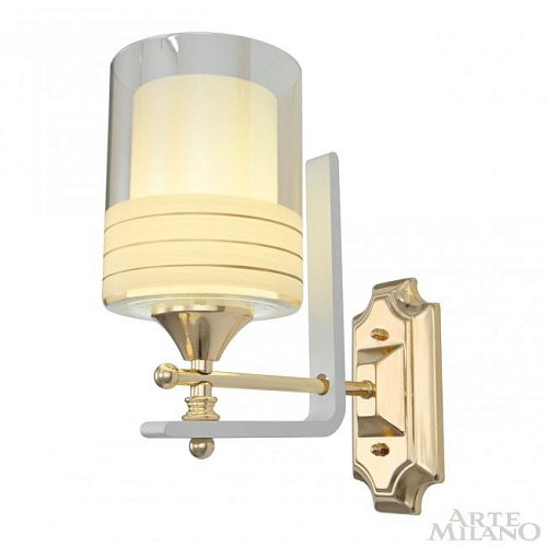 306087/1W Wh/Gd Настенное бра Arte Milano Florentia-6087 306087/1W Wh/Gd