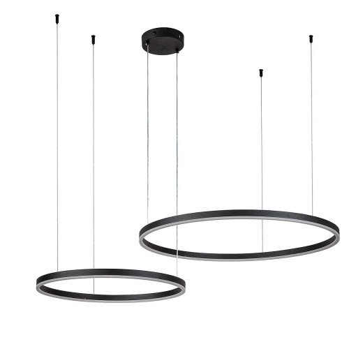 V000030L Подвесная люстра Indigo Galass V000030L 14001/2P Black