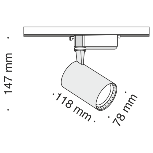 TR003-1-12W3K-W Трековый светильник Maytoni Vuoro TR003-1-12W3K-W